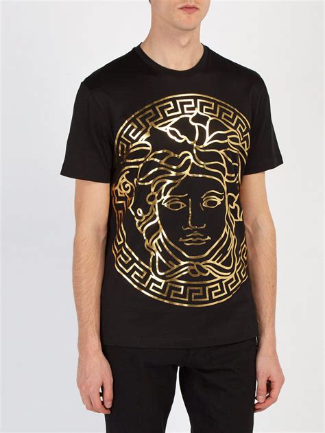 black and gold versace collection t shirt|hi shirts ru Versace.